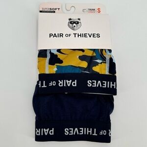 Pair of Thieves NWT Men’s Super Soft 2 Pair Pack Trunk Underwear Size S (28-30)